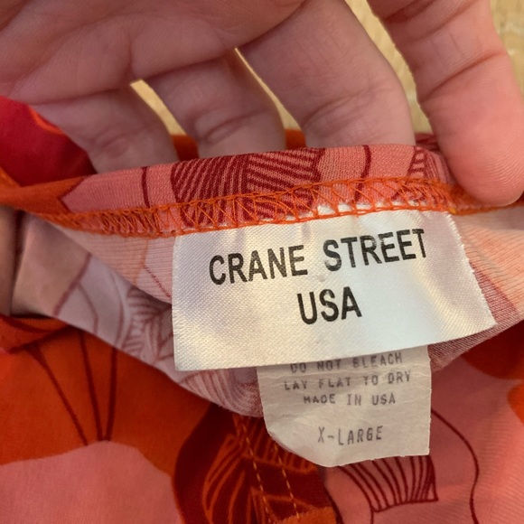 🌺Floral Y2K Shirt w/ Asymmetrical Lettuce Trim Hem and 3/4 Length Sleeves XL🌺 - Picture 4 of 6